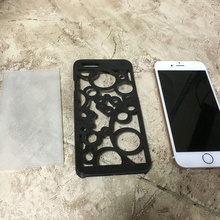 iphone6s cercle Cas gaine gadget iphone6 m3d solidoodle xyzprinting mobile téléphone 3d print model - Mito3D