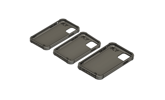 iphone 11 pro max flexible case set smartphone 2023 gadget apple phone mobile 2022 2021 tpu protection 3d print model - Mito3D
