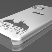 iphone 11 soru-batman durumda sanat soru kapak batman apple x 3d print model - Mito3D