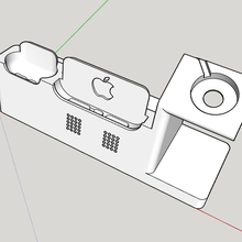 iphone 12 12pro ultime quai airpod version gadget supporter pro Pomme regarder 3d print model - Mito3D