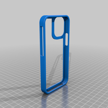 iphone 12 13 mini abierto tpu caso funda cubierta carcasa artilugio móvil teléfono 3d print model - Mito3D