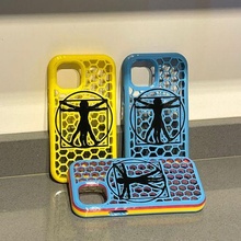 iphone 12 case - vitruvius man leonardo da vinci gadget iphone12 phone davinci renaissance 3d print model - Mito3D