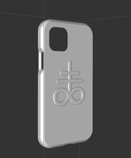 iphone 12 durum kılıf şeytani çapraz gadget iphone12 seyyar şeytan 3d print model - Mito3D