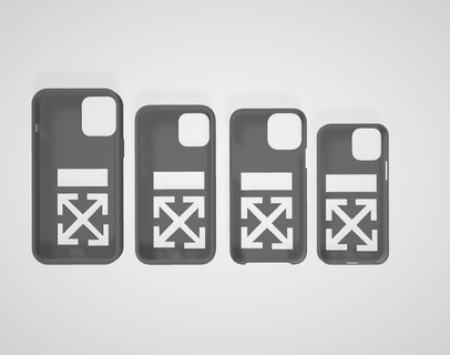 i phone 12 Astuccio guaina bianca copertina pro max mini Mela alloggi 3d print model - Mito3D