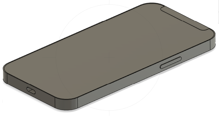 iPhone 12 Mini Apfel Rumpf Schutz Smartphone 3D print model - Mito3D