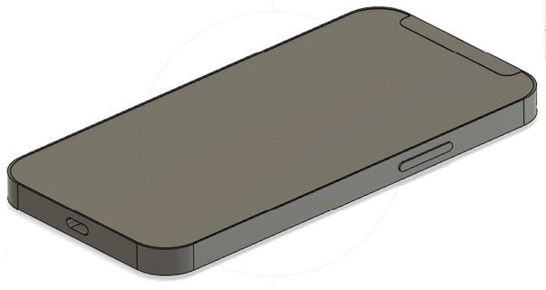 iphone 12 mini Pomme coque protection téléphone intelligent 3d print model - Mito3D