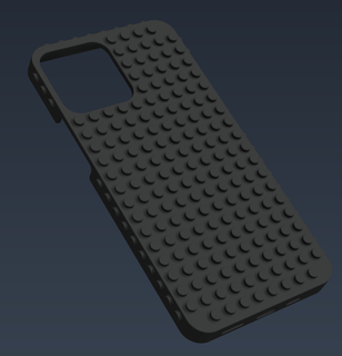 iphone 12 profesyonel max Lego durum kılıf 3d print model - Mito3D