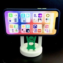 iphone 12 stand magnet - 90 degrees gadget pro phone standing straight 3d print model - Mito3D