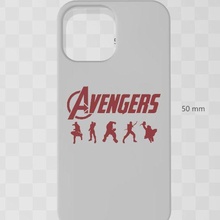 iphone 13 case pro max-avengers art max avengers marvel 3d print model - Mito3D