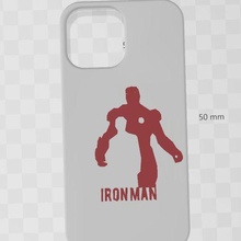 iphone 13 case pro max-ironman art max ironman iron man marvel 3d print model - Mito3D