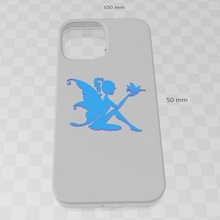 iPhone 13 Fall Mantel Profi max Fee Kunst 3d print model - Mito3D