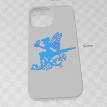 iphone 13 case pro max - fairy art 3d print model - Mito3D