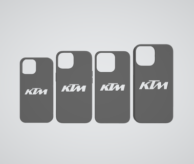 iphone 13 ktm Cas gaine couverture pro max mini Pomme logement 3d 3d print model - Mito3D