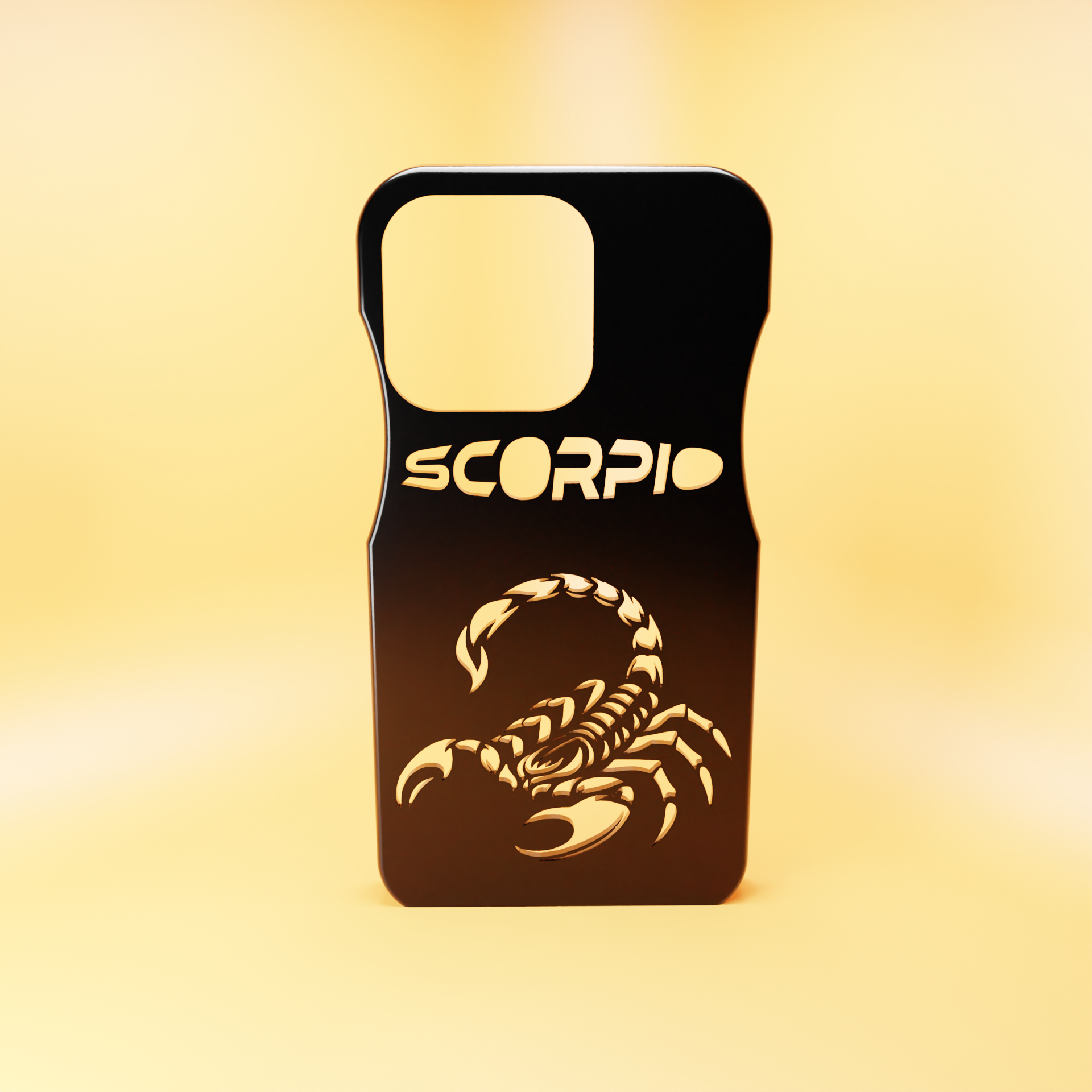 Iphone 13 pró caso bainha Escorpião 3D print model - Mito3D