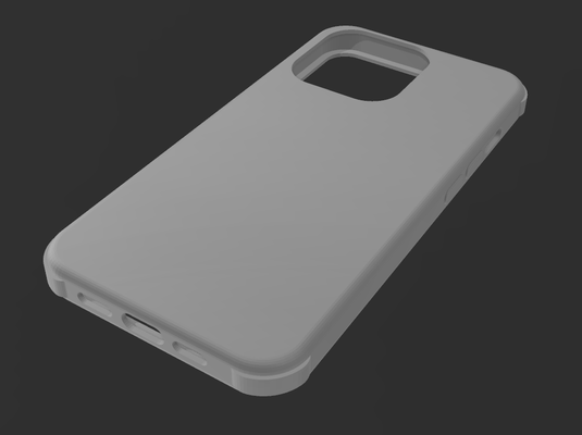 iphone 13 pró magsafe caso bainha maçã cobrir resistente legais 3d print model - Mito3D
