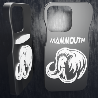 iphone 13 pro mammoth case dinosaur hull 3d print model - Mito3D
