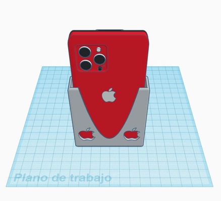 iphone 13 pró max suporte gadget cabine célula phone maçã celular acessório 3d print model - Mito3D