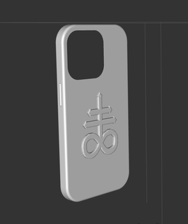 iphone 14 case satanic cross Gadget iphone14 mobile satan 3d print model - Mito3D