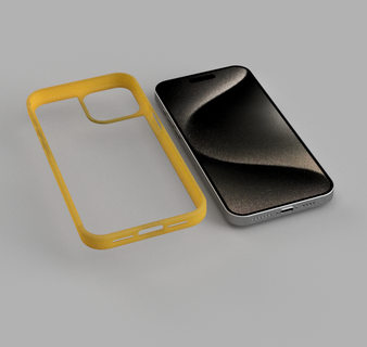 iphone 15 tampon + durum kılıf tpu 3d print model - Mito3D
