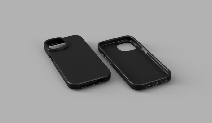 iphone 15 caso bainha 3d print model - Mito3D