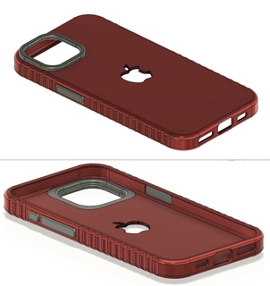 iphone 15 case - apple v20 smartcase cover housing i15 phone smartphone tpu flexible 3d print model - Mito3D