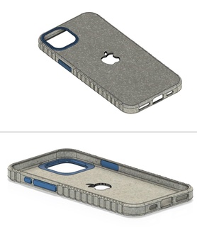 iphone 15 artı durum kılıf elma v20 Akıllı kutu örtmek Konut i15 telefon akıllı tpu esnek 3d print model - Mito3D