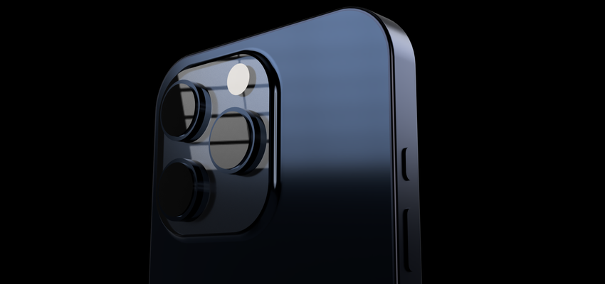 i phone 15 pro blu titanio 3d print model - Mito3D