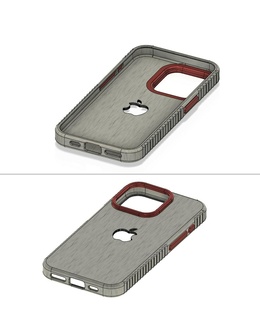 iPhone 15 Profi Fall Mantel Apfel v20 Smartcase Startseite Gehäuse i15 Telefon Smartphone tpu flexibel 3d print model - Mito3D