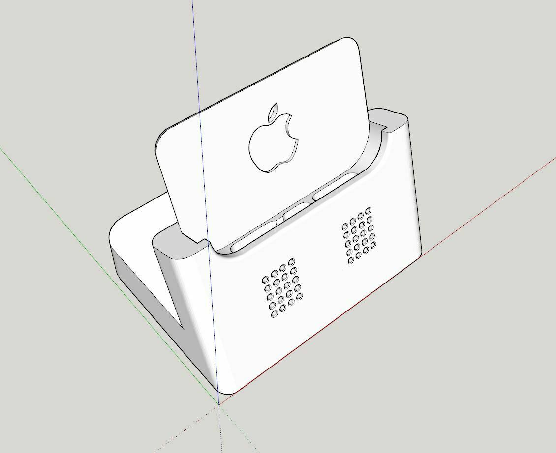 iPhone 15 Profi Dock 3D print model - Mito3D