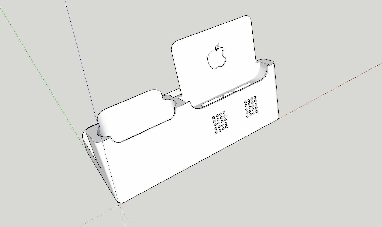 iphone 15 pro max + airpod dock 3D print model - Mito3D