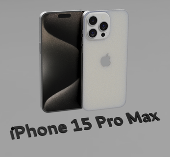 i phone 15 pro max 3d modello 3d print model - Mito3D