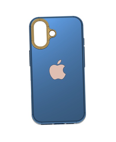 iphone 16 cas gaine v3 0 multimatériau boîtier intelligent couverture logement i16 pomme téléphone tpu souple 3d print model - Mito3D