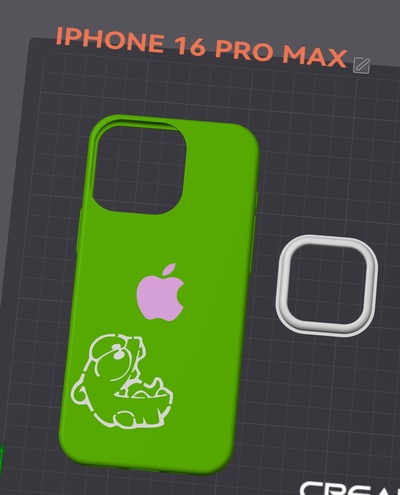 iphone 16 pro max cas gaine v6 0 multimatériau boîtier intelligent couverture logement i16 pomme téléphone tpu souple mmu 3d print model - Mito3D