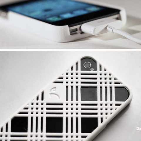 iphone 4-Streifen gadget iphone4 Fall cover Mode Zubehör 3D print model - Mito3D