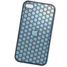 iphone 4s case bee cells 3d print model - Mito3D