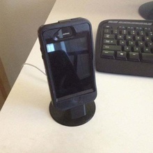 doca do iphone 4s gadget dock para ipone telefone celular 3d print model - Mito3D