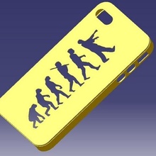 iphone 4s evolution case gadget 3d print model - Mito3D