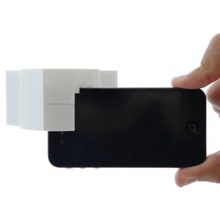 iphone 4s caméra stéréo adaptateur gadget 3d print model - Mito3D