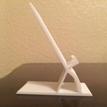 iphone 5 charging stand gadget mobile phone makeredchallenge2 engineeringproject 3d print model - Mito3D