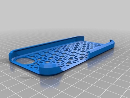 iphone 5 octogonal customized mobile phone 3d print model - Mito3D