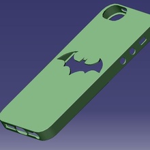 iphone 5s batman case gadget 3d print model - Mito3D