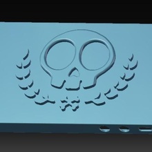 iphone 5s skull case vol2 gadget 3d print model - Mito3D