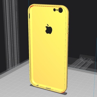 iphone 6 Pomme téléphone Cas gaine logo tpu souple intelligent mobile 3d print model - Mito3D