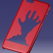 el iphone 6s de la mano caso gadget 3d print model - Mito3D