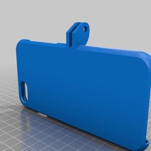 iphone 7 chasquido caso funda gopro montar artilugio móvil teléfono 3d print model - Mito3D