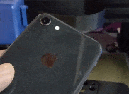 iPhone 8 Fall Mantel 3 Fälschung Kameras drucken Ort Startseite flexibel verdreifachen Dummy Kamera 3d print model - Mito3D