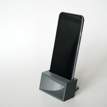 iphone 6 amplifikatör gadget dur hoparlör masaüstü basit tasarım 3d print model - Mito3D