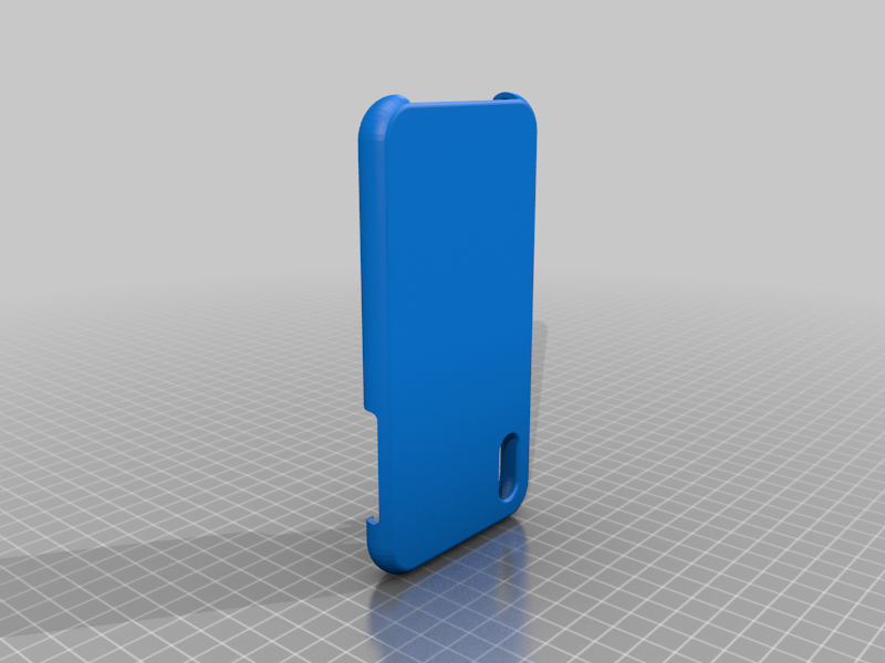 Iphone branco caso bainha flexível Móvel phone tpu 3D print model - Mito3D