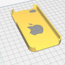 caso do iphone 4 gadget shell seb0031 3d print model - Mito3D