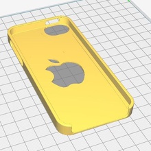 caso do iphone 5 gadget shell seb0031 3d print model - Mito3D